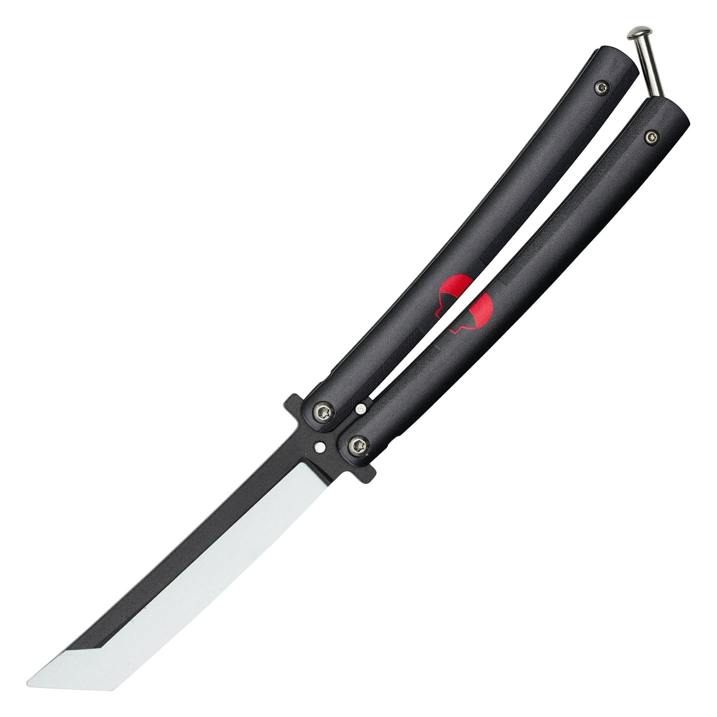 Naruto - 8.5" Sasuke's Black Sword of Kusanagi | Balisong Butterfly Trainer Knife