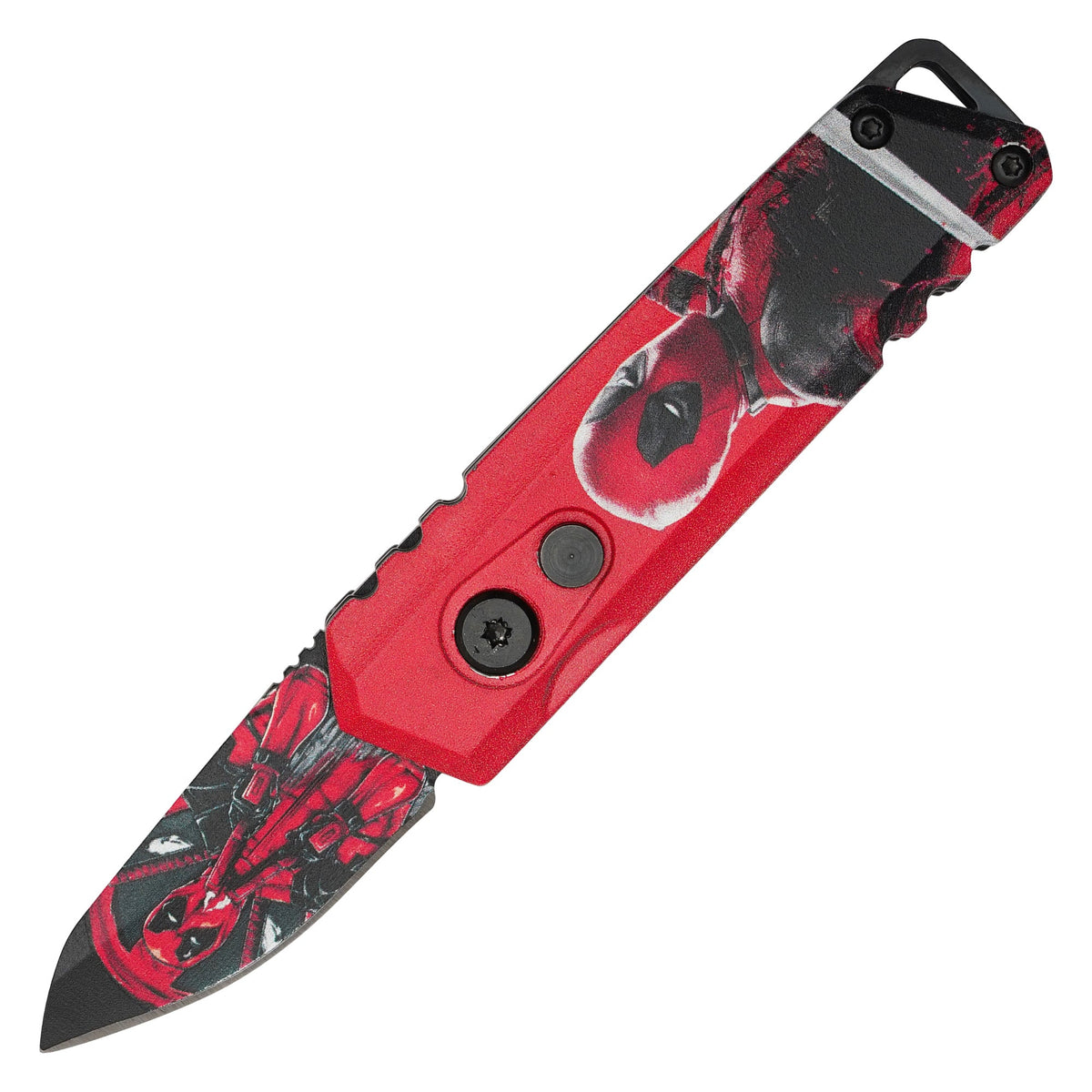 Atomic Knives - 5” Deadpool | Push Button Pocket Knife – Lost Blades