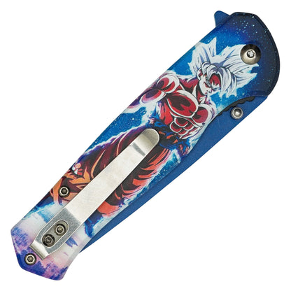 Dragon Ball Z - 8” Goku Ultra Instinct | Spring Assisted Pocket Knife
