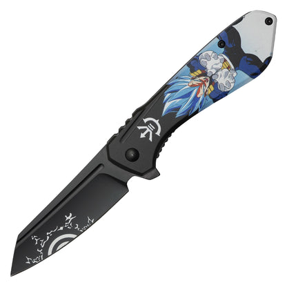 Dragon Ball Z - 7.75” Super Saiyan Vegeta | Spring Assisted Pocket Knife