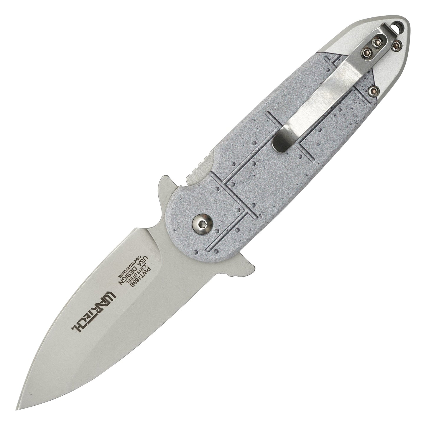Wartech - Silver Atomic Bomb 7.25” | Spring Assisted Pocket Knife