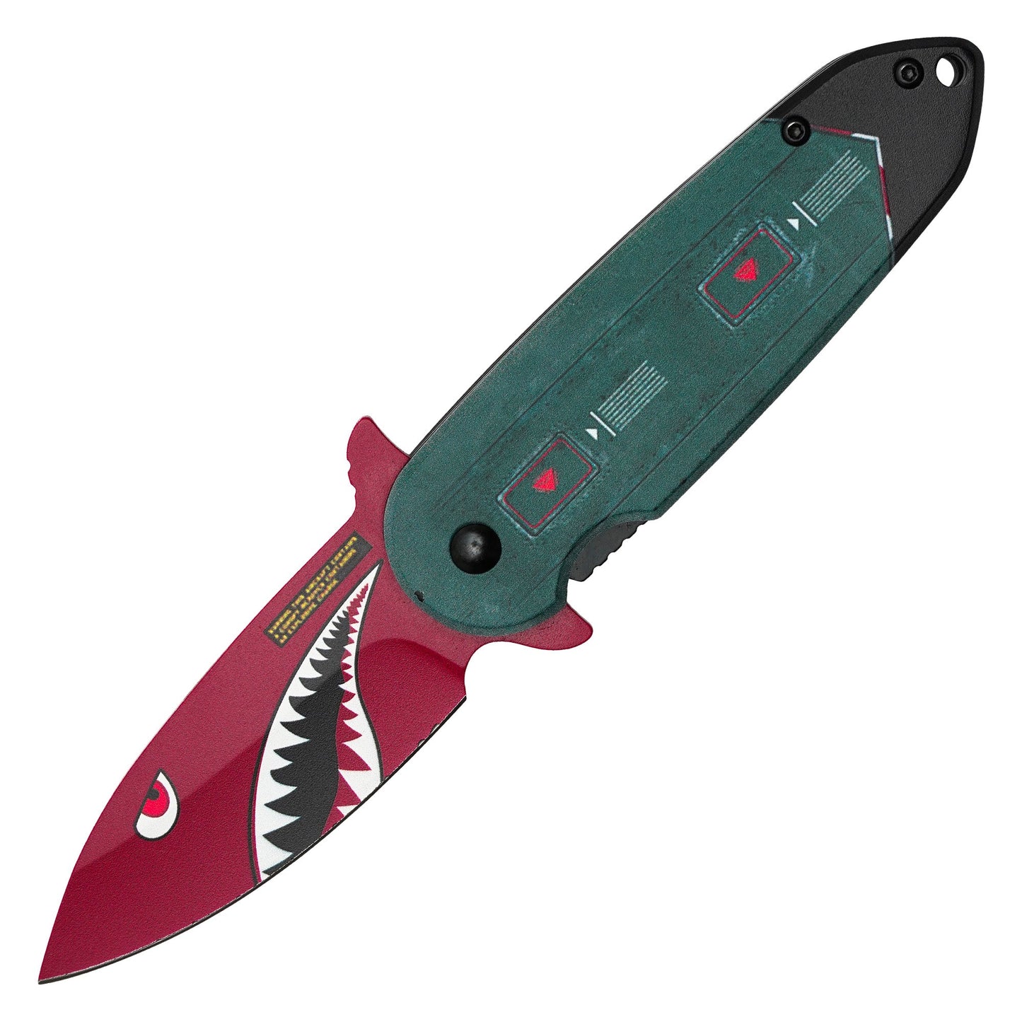 Wartech - Green Atomic Bomb 7.25” | Spring Assisted Pocket Knife