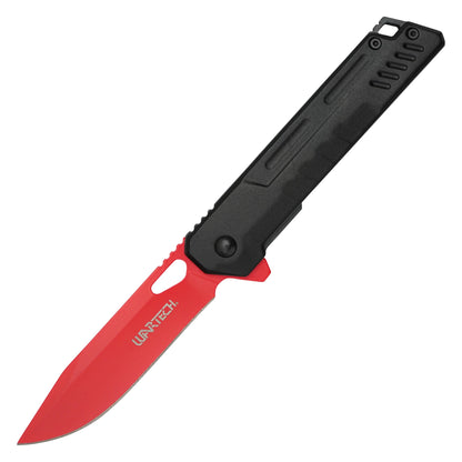 Wartech – 7.75" Red & Black | Spring Assisted Pocket Knife