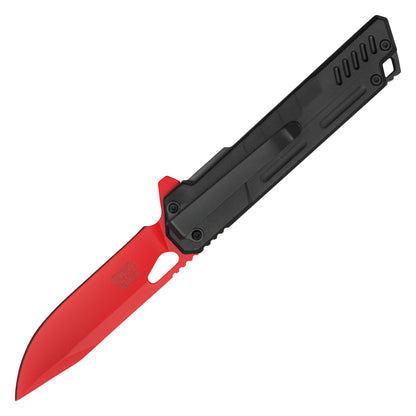 Wartech – 7.75" Red & Black | Spring Assisted Pocket Knife