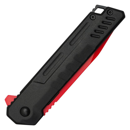 Wartech – 7.75" Red & Black | Spring Assisted Pocket Knife