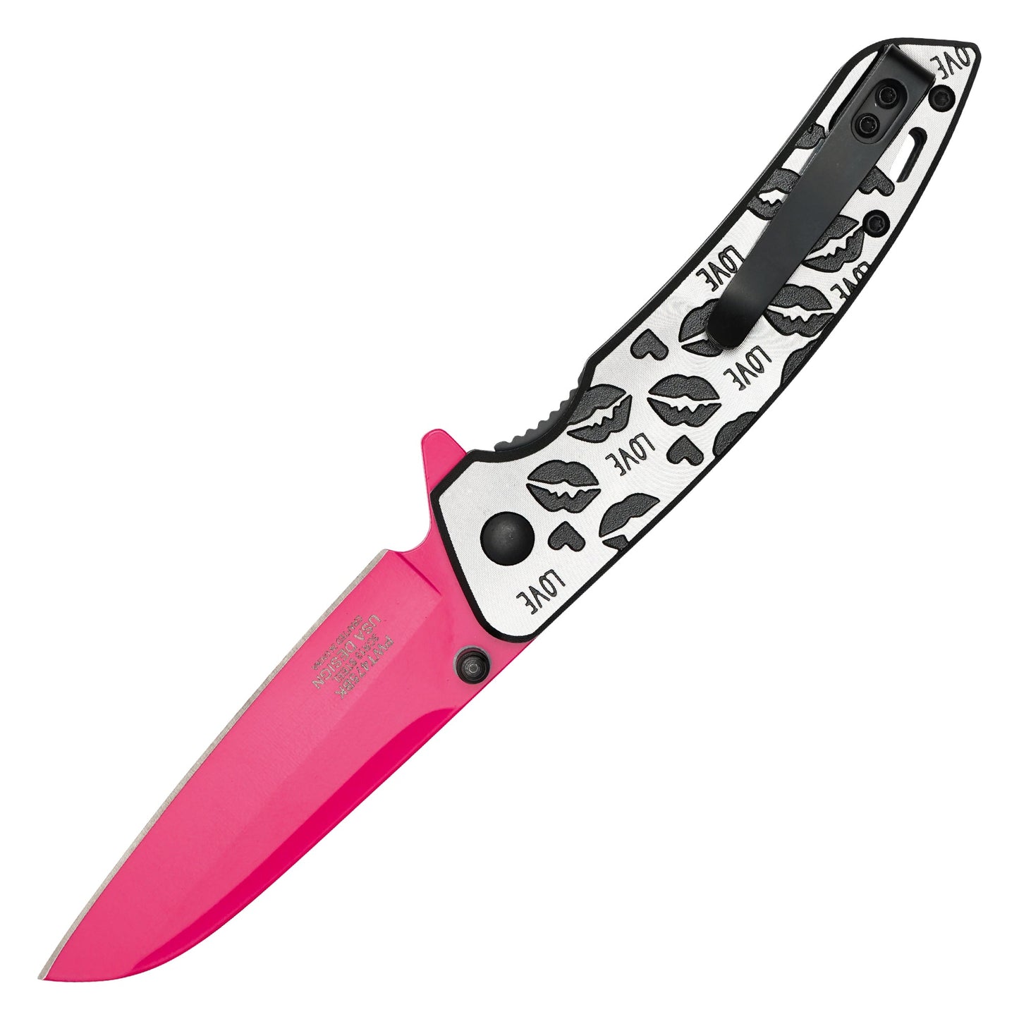 Wartech – 7.75" Love Kiss | Spring Assisted Pocket Knife