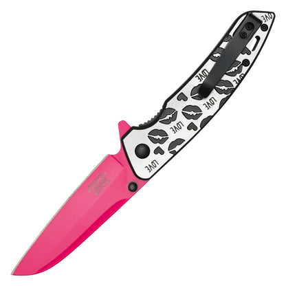 Wartech – 7.75" Love Kiss | Spring Assisted Pocket Knife