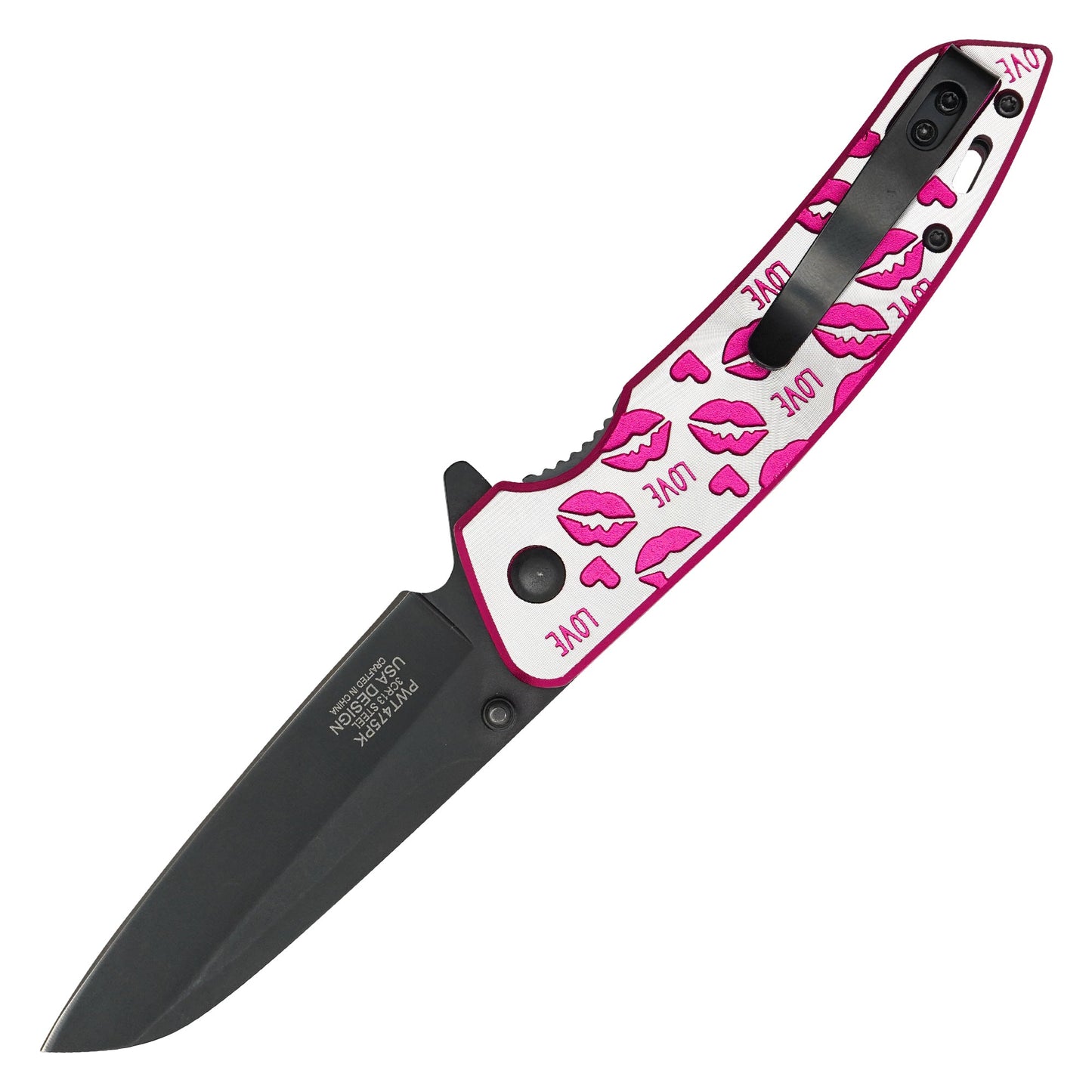 Wartech – 7.75" Love Kiss | Spring Assisted Pocket Knife